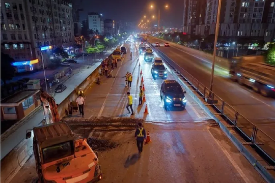 Hà Nội: Đề nghị gần 80 tỷ đồng sửa chữa Vành đai 3 trên cao