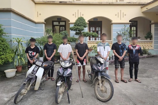 Truy xét nhóm đối tượng mang hung khí, vi phạm về trật tự ATGT