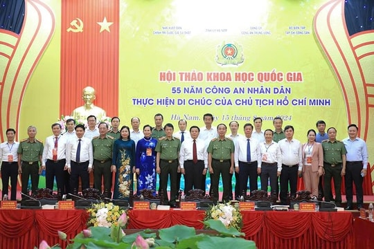 Lực lượng Công an nhân dân phải thấm nhuần sâu sắc những di huấn của Chủ tịch Hồ Chí Minh