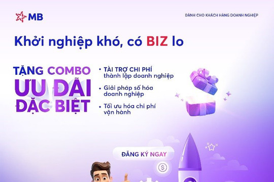 Tài trợ 100%, BIZ MBBank giúp SME tối ưu hóa chi phí