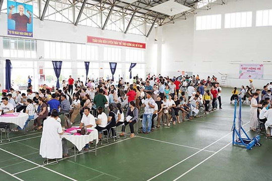 Huế: 330 đơn vị máu tại chương trình “Giọt Hồng hè” tại huyện Phong Điền