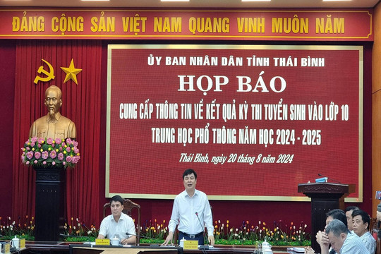 Thái Bình: Có bao nhiêu trường thay đổi điểm chuẩn sau kết luận thanh tra?
