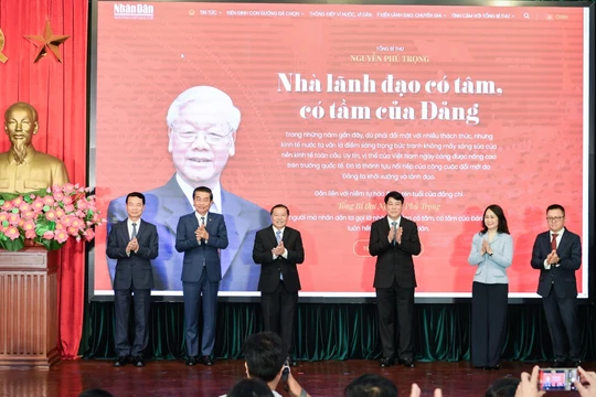 Khai trương Trang thông tin đặc biệt 'Tổng Bí thư Nguyễn Phú Trọng - Nhà lãnh đạo có tâm, có tầm của Đảng'