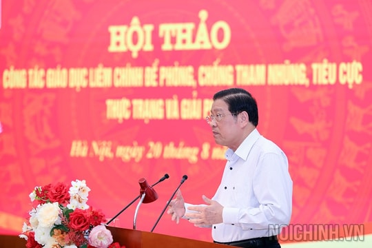 Giáo dục liêm chính phòng, chống tham nhũng, tiêu cực