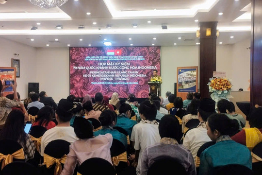 Kỷ niệm 79 năm Ngày Quốc khánh Indonesia