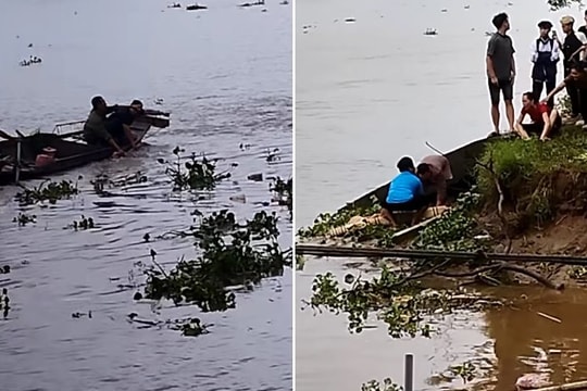 Nam Định: Tìm thấy thi thể 2 học sinh bị đuối nước trên sông Ninh Cơ