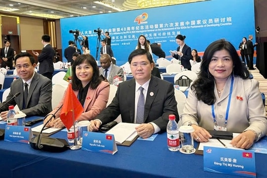 Đoàn đại biểu Quốc hội Việt Nam dự Hội thảo Liên nghị viện khu vực tại Trung Quốc