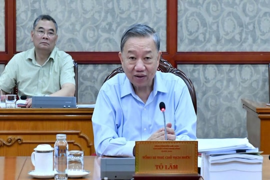 Tổng Bí thư, Chủ tịch nước Tô Lâm chủ trì cuộc họp Bộ Chính trị cho ý kiến về Quy hoạch Thành phố Hồ Chí Minh
