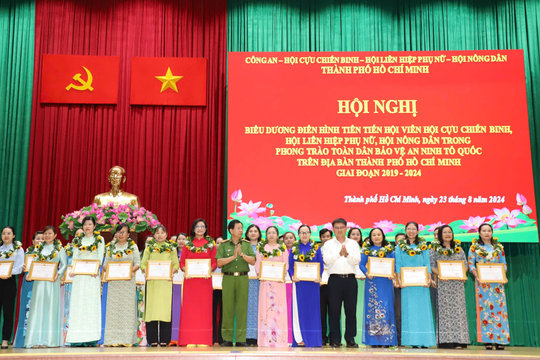 TP.HCM: Tuyên dương 160 điển hình tiên tiến bảo vệ an ninh Tổ quốc