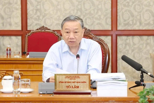 Tổng Bí thư, Chủ tịch nước Tô Lâm: Quy hoạch TP Hồ Chí Minh phải thể hiện rõ vai trò, vị trí đặc biệt quan trọng