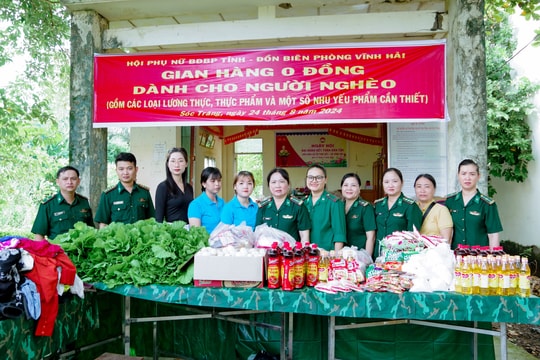 Mô hình "Gian hàng 0 đồng” dành cho người nghèo khu vực biên giới biển