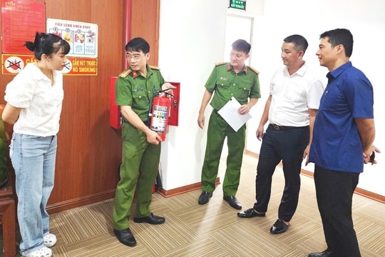 Kiểm tra công tác phòng cháy chữa cháy trên địa bàn tỉnh Ninh Bình