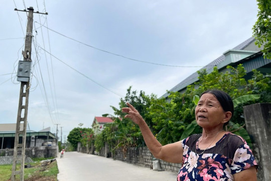 'Èo uột' điện sáng ngay trung tâm Khu Kinh tế Nghi Sơn
