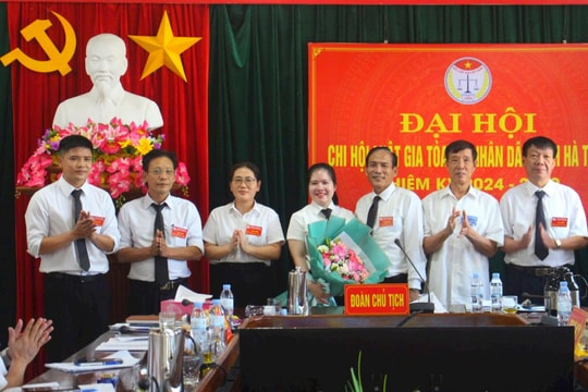 Chi hội Luật gia TAND tỉnh Hà Tĩnh tổ chức  đại hội nhiệm kỳ 2024-2029