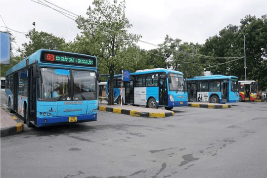 Hà Nội: Tăng cường xe buýt phục vụ nhu cầu đi lại dịp Lễ 2/9