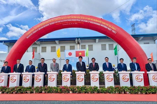 Khánh thành nhà máy xử lý nước thải lớn nhất nước tại TP.HCM