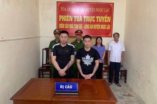 TAND huyện Ngọc Lặc tổ chức các phiên tòa rút kinh nghiệm trực tuyến