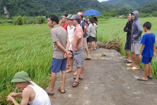 Tuyên Quang: Một người phụ nữ bị nước lũ cuốn trôi
