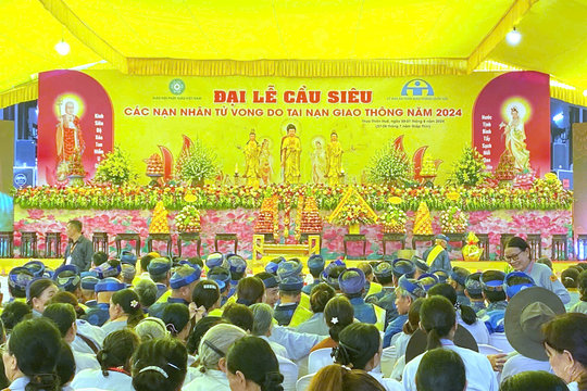 Đại lễ cầu siêu nạn nhân tử vong do tai nạn giao thông năm 2024