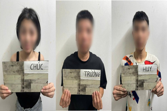 Bắt giữ 3 đối tượng sử dụng trái phép chất ma túy trong khách sạn