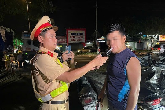 Xử lý nghiêm các phương tiện tham gia giao thông vi phạm nồng độ cồn
