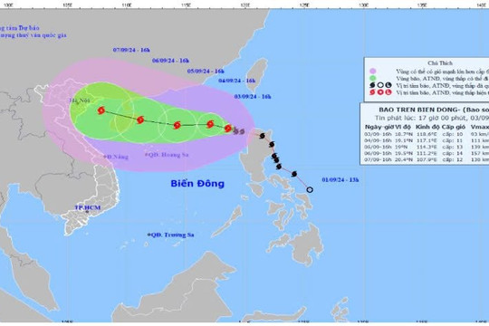 Quảng Ninh, Hải Phòng ra công điện khẩn phòng chống bão Yagi