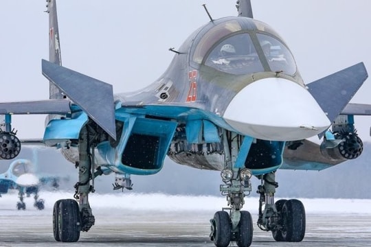Không quân Nga nhận lô chiến đấu cơ Su-34 mới