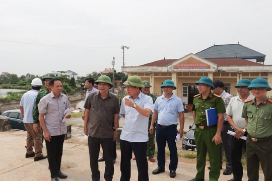 Bộ Quốc phòng, lãnh đạo TP. Hải Phòng kiểm tra công tác phòng, chống bão