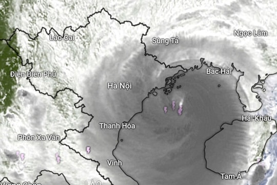 Bão Yagi mạnh cấp 14, chỉ cách Quảng Ninh – Hải Phòng khoảng 120km