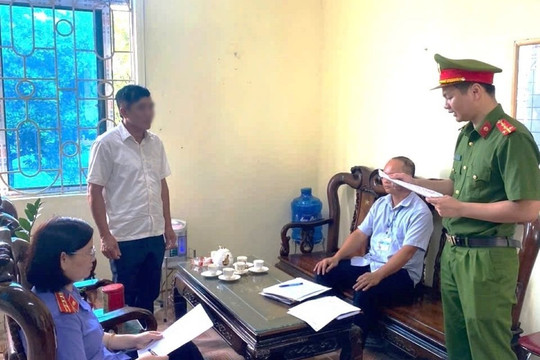 Khởi tố Bí thư Đảng ủy xã Khánh Trung