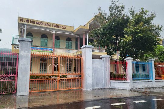 Bộ GD&ĐT yêu cầu các trường học đủ an toàn cho người dân vào tránh bão số 3