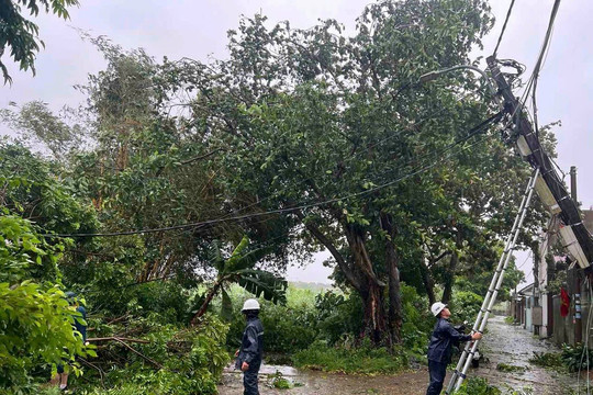 EVNHANOI không thực hiện ngừng, giảm cung cấp điện trong bão số 3