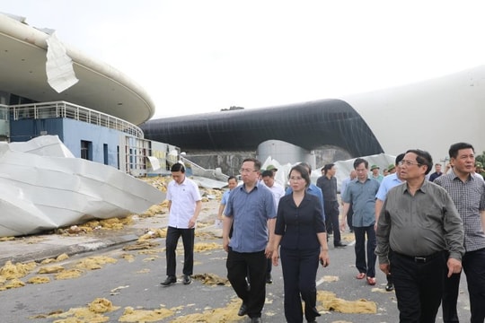 Thủ tướng Phạm Minh Chính thị sát vùng thiệt hại do bão số 3