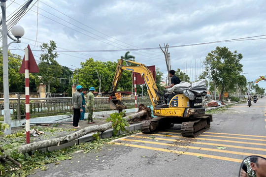 Thái Bình chủ động khắc phục hậu quả bão số 3