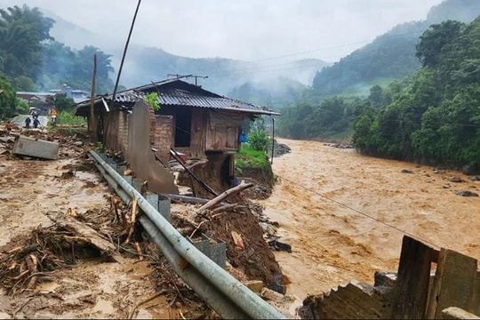 Cảnh báo lũ quét, ngập úng tại Bắc Bộ và Thanh Hóa