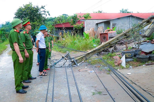 Yên Bái: 123 nhà bị hư hỏng do bão số 3