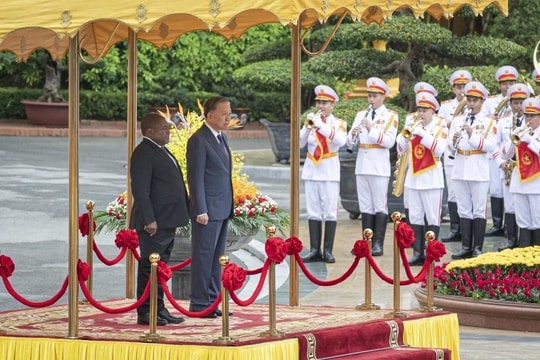 Tổng Bí thư, Chủ tịch nước Tô Lâm chủ trì Lễ đón chính thức Tổng thống Mozambique