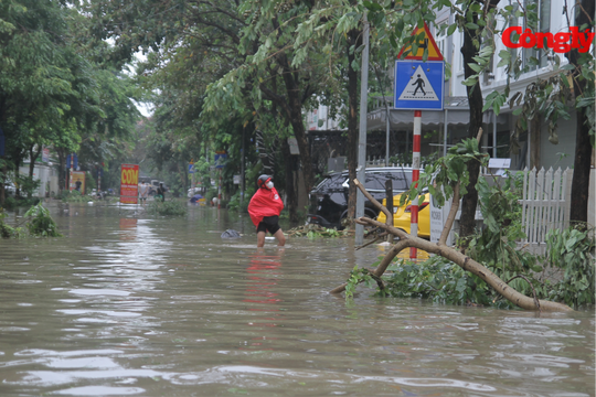 Hình ảnh ngập úng tại Hà Nội