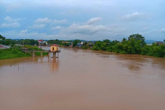 Thanh Hóa cảnh báo lũ trên các khu vực sông Mã, sông Bưởi