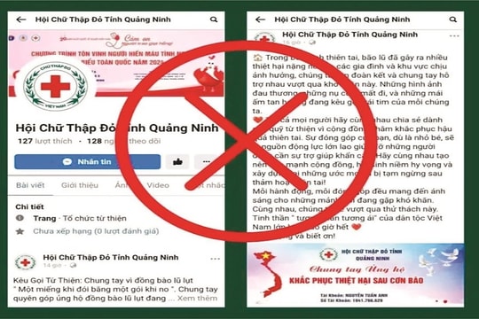 Cảnh báo lừa đảo kêu gọi quyên góp ủng hộ vùng bão tại Quảng Ninh