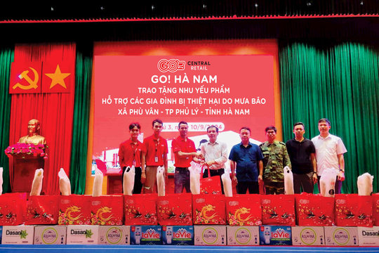 Central Retail Việt Nam hỗ trợ đồng bào chịu ảnh hưởng bão lụt tại các tỉnh miền Bắc