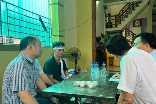Thăm hỏi gia đình ngư dân tử nạn do bão số 3