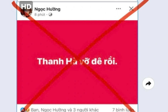 Cần xử lý nghiêm hành vi đăng thông tin thất thiệt lên mạng xã hội
