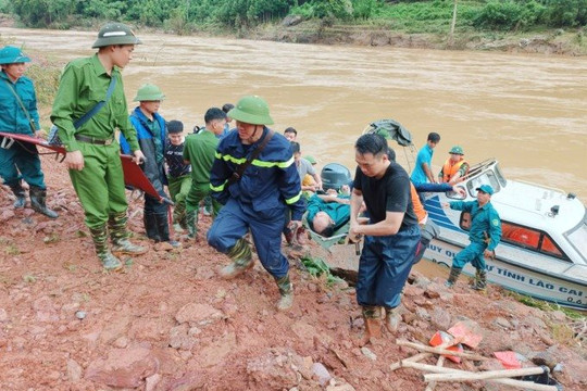Lào Cai: Sạt lở làm 5 người chết, 13 người mất tích ở huyện Bắc Hà