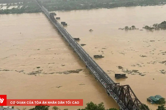 Lũ trên sông Hồng ở Hà Nội vượt báo động 2, cảnh báo độ rủi ro thiên tai cấp 2