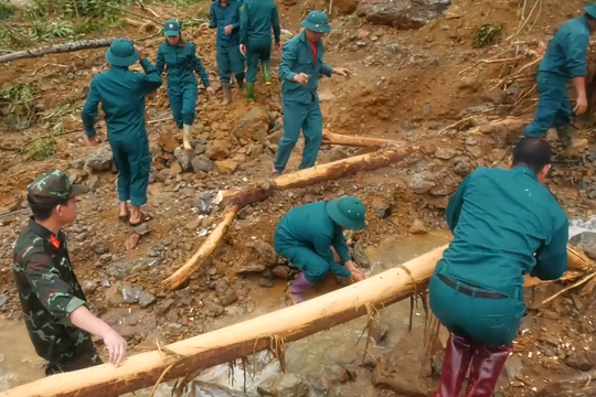 Quang Bình (Hà Giang): Thực hiện hiệu quả phương châm “4 tại chỗ” trong khắc phục hậu quả mưa lũ