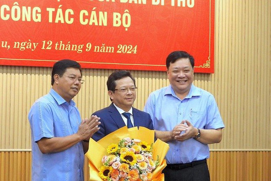 Điều động Phó trưởng Ban Kinh tế Trung ương làm Phó Bí thư Cà Mau