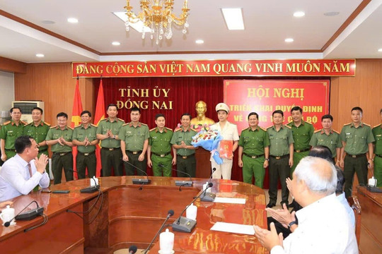 Đồng Nai: Lãnh đạo công an tỉnh tham gia Ban Thường vụ Tỉnh ủy