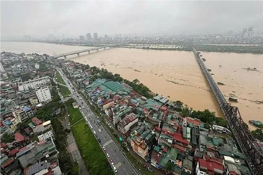 Hà Nội: Mực nước các sông Hồng, sông Đuống giảm xuống dưới báo động 3