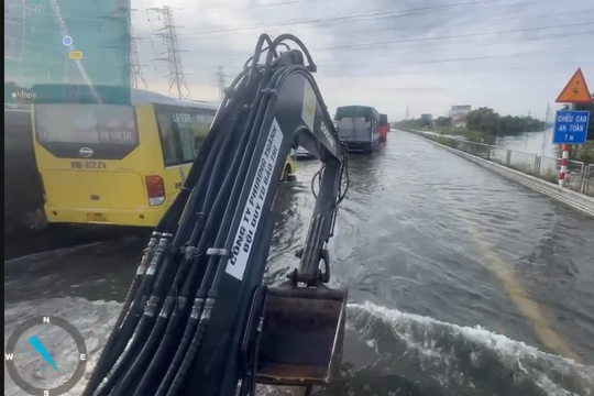 Nước rút dần, cao tốc Pháp Vân - Cao Bồ đã thông xe từ 7 chỗ trở lên